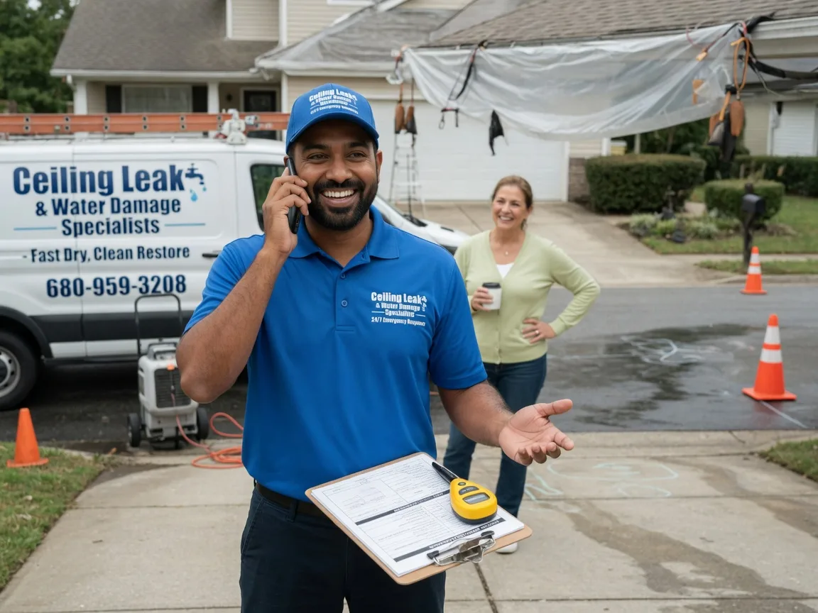 Ceiling Leak Cleanup Hillsboro, KS FAQs